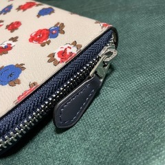【正規品】COACHの長財布 新品・未使用（ショルダーバッグ ポーチ）花柄 白の画像