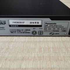 Panasonic パナソニック ブルーレイディスクレコーダーの画像