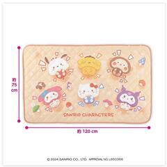 サンリオ　ポコポコきのこもこもこブランケット