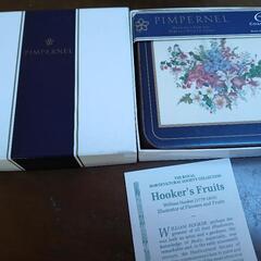 ピンパーネル イギリス製コースター６枚【未使用】の画像