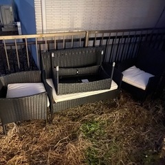 受け渡し先決まりました。ガーデニングテーブルセット