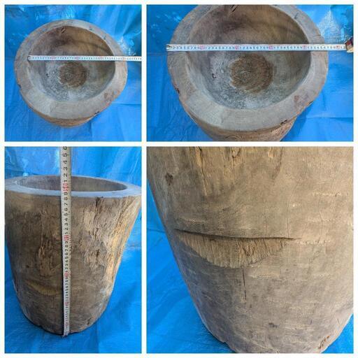 お正月 名物 人気 アイテム 臼 餅つき大会 木臼 古民具