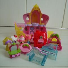 【商談中】こえだちゃん星のキラキラハウス(音出ません)+人形+小物 