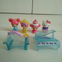 【商談中】こえだちゃん星のキラキラハウス(音出ません)+人形+小物 の画像