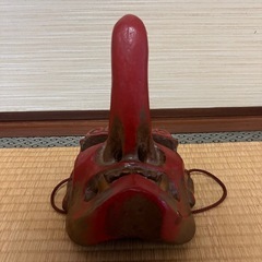 【GO-404】天狗 お面 工芸品 民芸品 伝統工芸 コレクション アンティークの画像