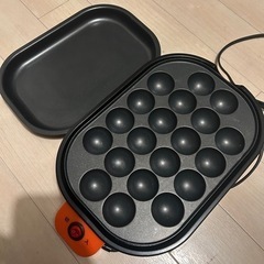 ホットプレート＆たこ焼き器(24個)