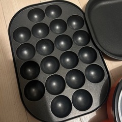 ホットプレート＆たこ焼き器(24個)の画像