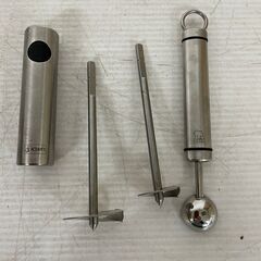 クッキーカッターセット LURCH ヴェジホールツイスター フルーツカービングナイフ 製菓 お菓子 調理器具 ステンレス Y0576の画像
