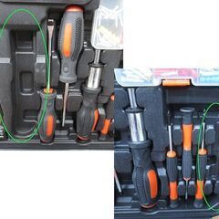 工具セット AWANFI 家庭用 ホームツールセット（一部欠品あり） 工具箱 道具セット 工具キット 家庭修理 DIY用 家具組み立て 札幌 北20条店の画像