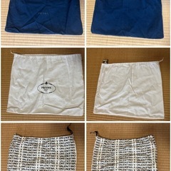 【GO-411】ルイヴィトン プラダ バレンティノ ショッパー 紙袋 保存袋の画像