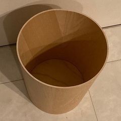 ニトリ 木製 ダストボックス （サークル ナチュラル）の画像