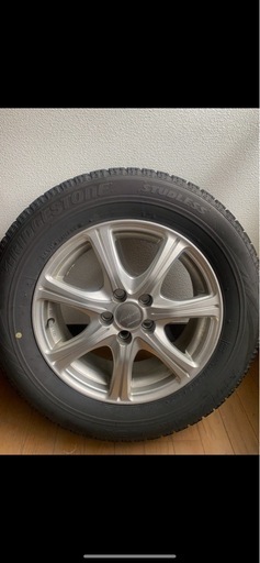 【最終値下げ】冬タイヤ　プリウス　15インチ　ホイール付き４本セット