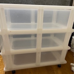 【最終値下げ】　3段チェスト　衣装ケースの画像