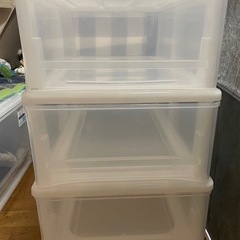 【最終値下げ】　3段チェスト　衣装ケース