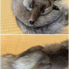 【GO-413】ファー マフラー スヌード ネックウォーマー レディース リアルファー 毛皮 フォックス 襟巻の画像