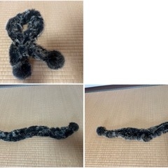 【GO-413】ファー マフラー スヌード ネックウォーマー レディース リアルファー 毛皮 フォックス 襟巻の画像