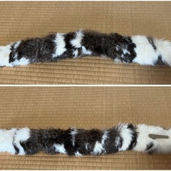 【GO-413】ファー マフラー スヌード ネックウォーマー レディース リアルファー 毛皮 フォックス 襟巻の画像