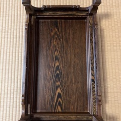 【GO-414】唐木花台 鉄刀木 タガヤサン アンティーク ビンテージの画像