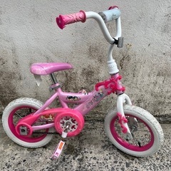 美品‼️12インチHUFFYディズニープリンセス　ガールズバイク...