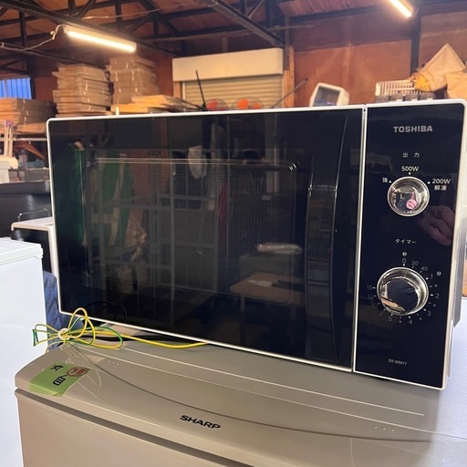 商談中【東区】電子レンジ 2022年製 東芝 ER-WM17 白 あたため専用 フラット庫内 TOSHIBA
