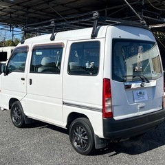 ★支払い総額 16.8万★スバル サンバーバン マニュアル/タイベル交換歴あり！車検令和7年4月！下取り、配送可能！の画像