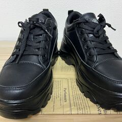 厚底スニーカー　厚底シューズ 7cmの画像