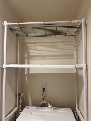 パナソニックの洗濯機＋棚