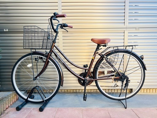 【商談中】カバー\u0026前輪スタンド付き❣️自転車 シティサイクル ママチャリ26インチ