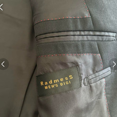 Radmess メンズ　黒ジャケット Lの画像