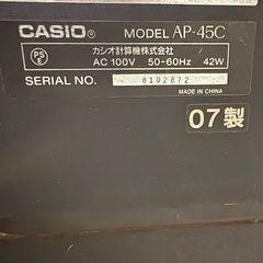 【ネット決済】カシオ CELVIANO AP-45C 電子ピアノの画像