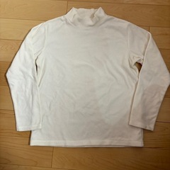 kids 150㎝　フリース　トップス　白　服　キッズ　