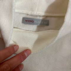 kids 150㎝　フリース　トップス　白　服　キッズ　の画像