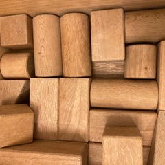 積木箱付きの画像