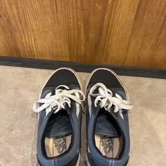 Vans オールドスクール ネイビーブルー スケート レディース 23cmの画像