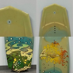 SNT033 SLASH ウェイクボード 137×42cm 現状品 マリンスポーツ 海 の画像