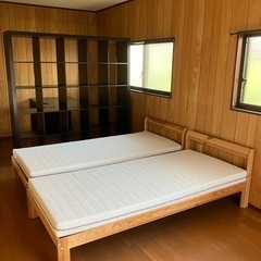 【お取引終了】【ご自身で積込と運搬できる方限定】IKEA ベッド