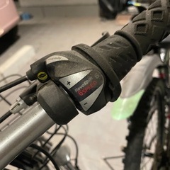 マウンテンバイク26インチ青の画像