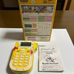 【動作品】プーさん ラベルライター テプラの画像