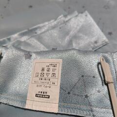 ニトリ、カーテン（水色　星座模様）の画像