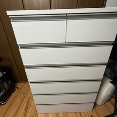 ニトリ　木製ハイチェスト