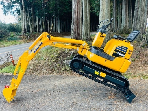 コマツ☆ KOMATSU ☆ PC10MR-1 ☆油圧ショベル☆ミニユンボ ☆倍速☆可変脚☆624時間。