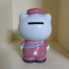 HELLO KITTY（ハローキティ） 郵貯 x OMC  貯まらない貯金箱 ノベルティ品の画像