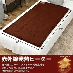 ✨新品✨電気毛布　ブラウ毛布　フランネル　電気毛布の画像