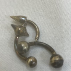スカル　ペンダントトップとおまけの画像