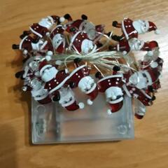 【可愛いサンタのクリスマスライト 1m 10LED 新品】⑦の画像
