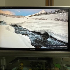 「SHARP」液晶カラーTV 37型　値段交渉可