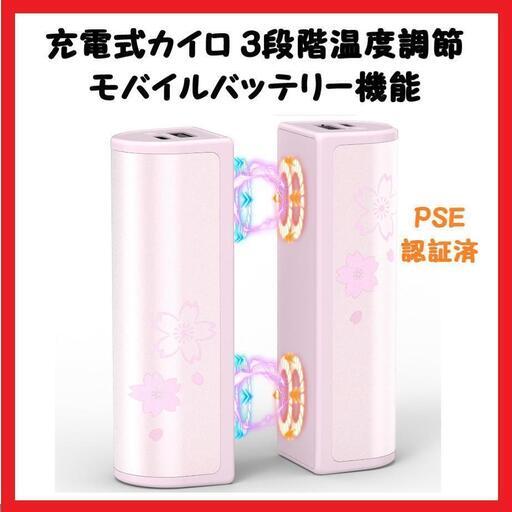【大特価】充電式カイロ 14000mAh大容量 3段階温度調節 防寒対策 可愛い