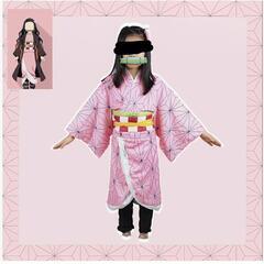 120サイズ鬼滅の刃　禰豆子コスプレの画像