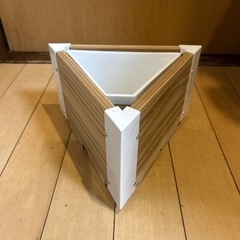 手作り　三角形　植木鉢　カバー　クリスマスツリーにも　ジャンク の画像