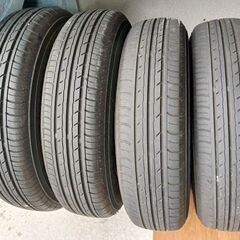 夏13インチ スズキ アルト ワゴンR スペーシア 軽自動車 13インチ【富山市 手渡し】夏 ヨコハマ 145/80R13 中古4本の画像